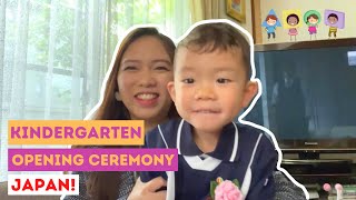 Entrance Ceremony Kindergarten in Japan | May pinama saakin ang Mother in Law ko wow | 年少さん