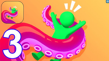 Tentacle Monster 3D - Gameplay Walkthrough Part 3 - All Levels Max Level (Android, iOS)