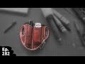 fabrication d&#39;un étui en cuir de récupération pour mon leatherman et ma lampe de poche - ep 282