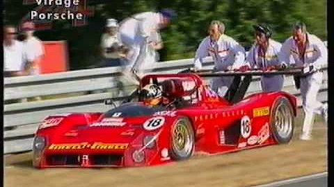 1996 - Le Mans - Two early troubles for Andy Evans...