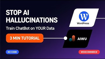 Stop AI Hallucinations: Train Your Chatbot on Your Own Data | AIWU Embeddings Tutorial