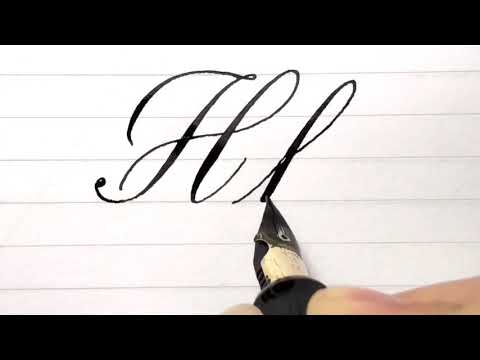 Copperplate Alphabet｜Fountain Pen