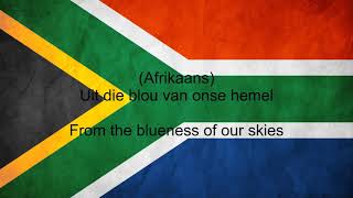 South Africa National Anthem English lyrics: this video is from Vocal National Anthems