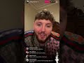 James Arthur - live no Instagram (05/11)