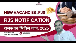 Rajasthan Judiciary Notification 2025 | Rajasthan Civil Judge