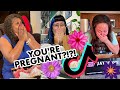 BEST TIK TOK TELLING MY MOM I'M PREGNANT Tiktok! Best REACTIONS! Pregnancy Announcement TikTok