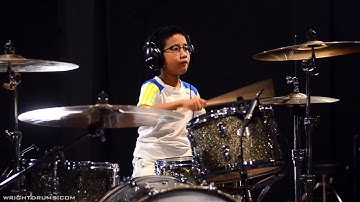 Wright Drum School - Jack Liu - Mark Ronson - Uptown Funk - Drum Cover