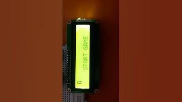Flappy Bird Game On LCD display  with arduino UNO