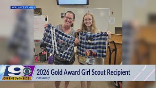 Pitt County Girl Scout earns highest honor for project