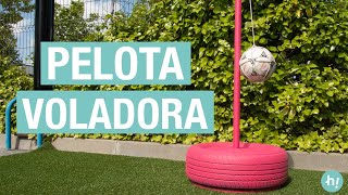Cómo hacer un juego de pelota con un neumático reciclado · Handfie DIY screenshot 5