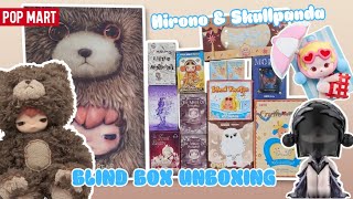 SKULLPANDA, HIRONO & SOME CUTE ITEMS 🐻 RANDOM POPMART BLIND BOX UNBOXING  screenshot 4