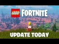 The First LEGO Fortnite Update Today