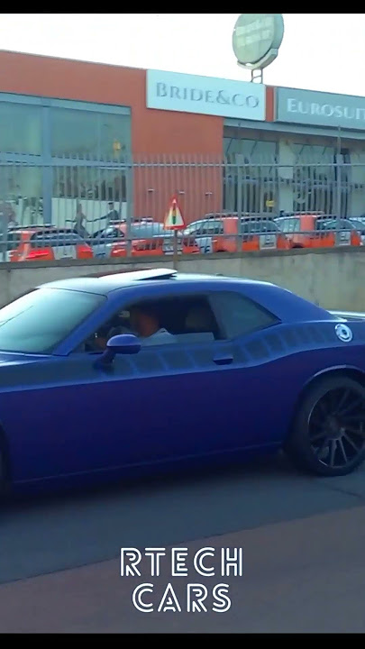 Purple Dodge Challenger SRT-8