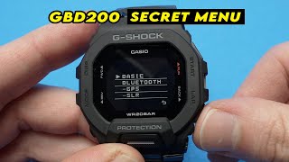 How to Get the Secret Hidden Menu on Casio G-Shock GBD-200