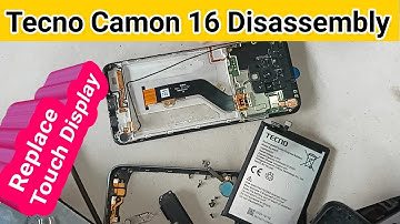 Tecno camon 16 disassembly // Touch display replace