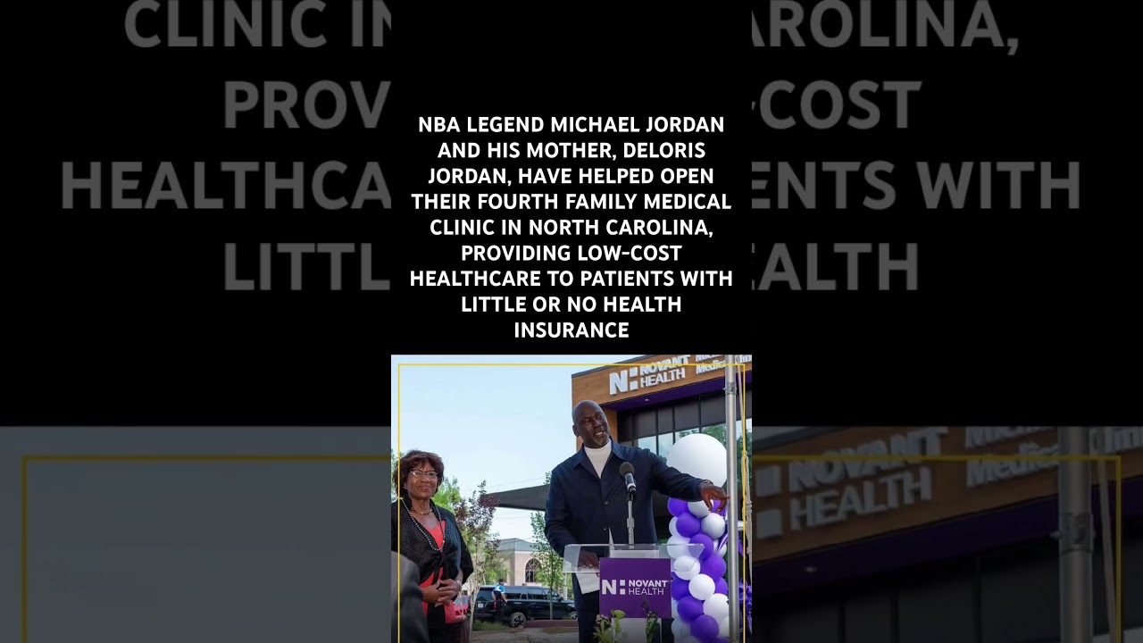 Michael Jordan opens new medical clinic