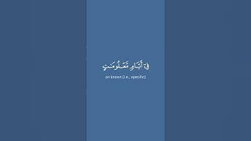 سورة الحج الآية ٢٧ و ٢٨ #القرآن_الكريم #قرآن