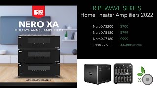 OSD Amplifiers 2022- All models home theater - Nero XA3200, Nero XA5180, Nero XA7180 and Treatro X11