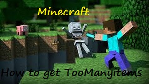 How to install TooManyitems 1.8