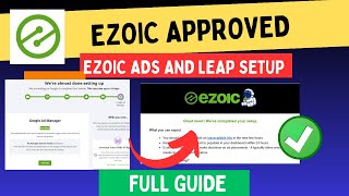 Ezoic Approved ADS and LEAP Setup | Full Step-By-Step Guide | How To Set Ads On Ezoic 2024 ezoic