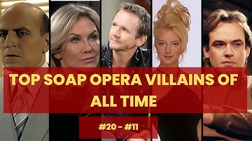 The Top 10 Soap Opera Villains Of All Time