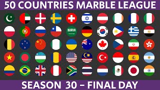 50 Countries Marble Race League Season 30 Day 10/10 Marble Race in Algodoo