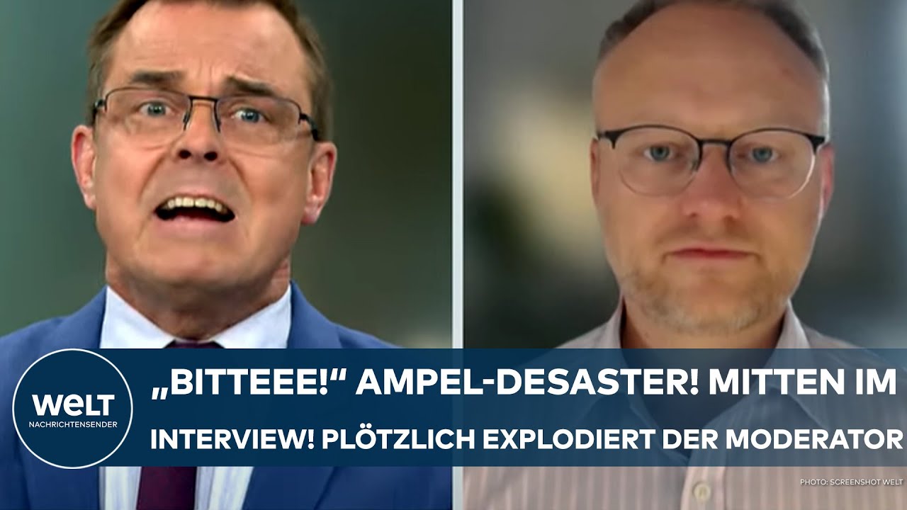 DEUTSCHLAND: Ampel-Desaster! Mitten im Interview! Und plötzlich platzt dem Moderator der Kragen!