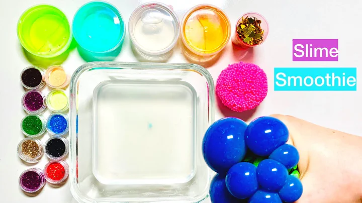 Slime Smoothie -Adding too much Ingredients into Slime! Adding too much of Everything into Slime! #5