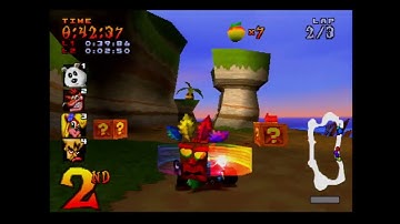 Crash Team Racing PS1 Intro + Gameplay [No Commentary]