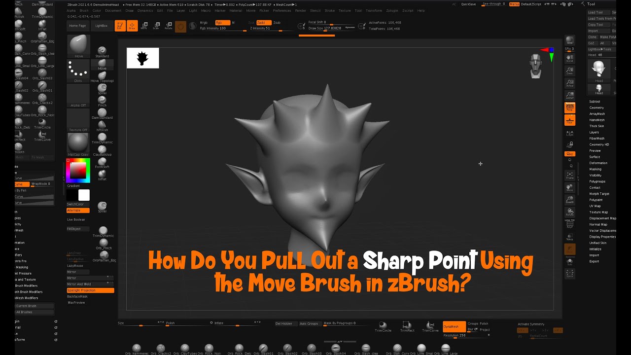 zbrush move tool