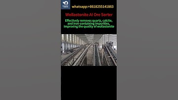 Wollastonite AI Ore Sorter#colorsorter #wollastonite #CaSiO3 #calcite #quartz #dolomites #sorter