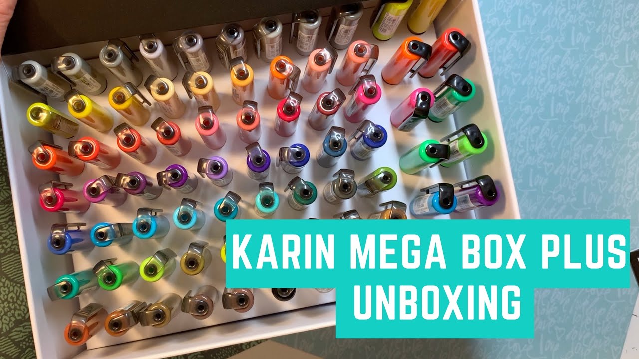 Karin Brushmarker Pro Mega Plus Box, Swatch Test, Reaction Video