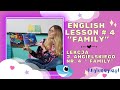 English lesson nr 4;  Lekcja angielskiego dla dzieci nr 4 p.t. "Family"