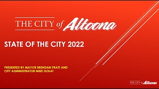 State of the City 2022 - City of Altoona, Wisconsin