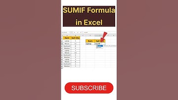 SUMIF Formula in Excel#Excel SUMIF Function#excelformula#exceltutorial#excelshorts#shorts#viral