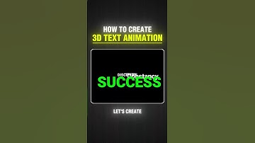 3D" Text Movement Tutorial In Alight Motion 🤯 #3dtext #text #editing