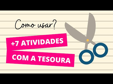 Vídeo: Quais são os usos da tesoura?