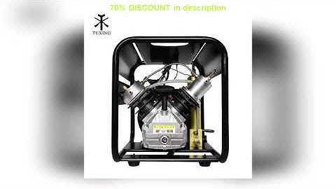 A must-have product! TUXING TXEDM042 300Bar High Pressure Compressor 4500Psi PCP Air Compressor Bu