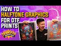 How to halftone graphics for dtf prints