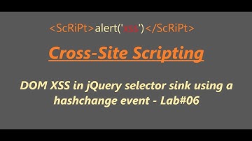 DOM XSS in jQuery selector sink using a hashchange event - Lab#06