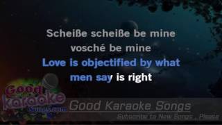 Scheiße - Lady Gaga (Lyrics karaoke) [ goodkaraokesongs.com ]