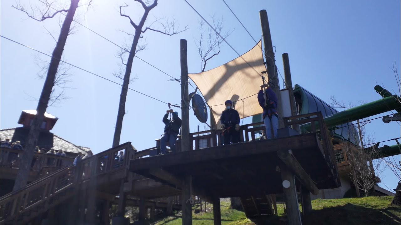 TREE TOP SKY WALK & ZIP LINE ANAKEESTA MARCH 2021 GATLINBURG TENNESSEE