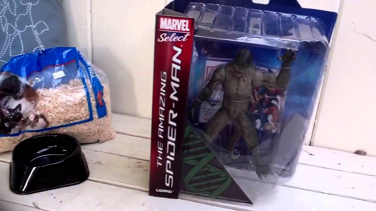 Marvel select the amazing spiderman lizard figure part 1 YouTube