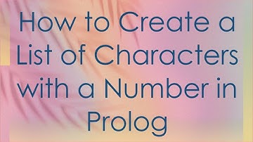 How to Create a List of Characters with a Number in Prolog
