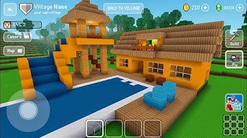 Block Craft 3D: Building Simulator Games For Free Gameplay#1796 (iOS & Android) | Water Slide 🏠