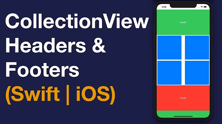 Swift CollectionView Headers & Footers (Xcode 11, iOS)