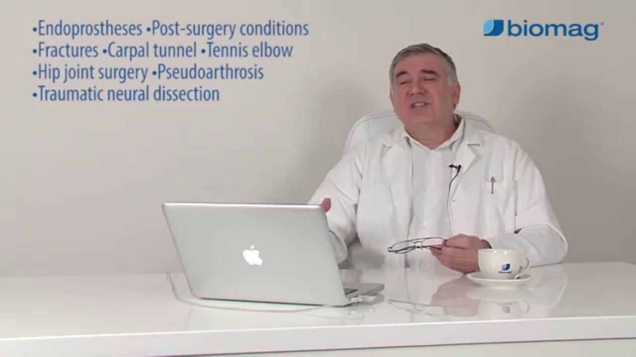 MUDr. Peter Bednarčík, CSc. - Effects of 3D pulse magnetotherapy Biomag on endoprostheses, injuries.