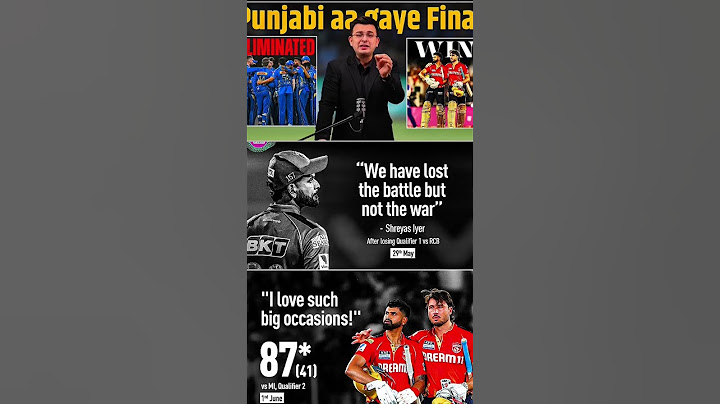 Shreyas iyer ne kha we lost the game but not the war pbks in final