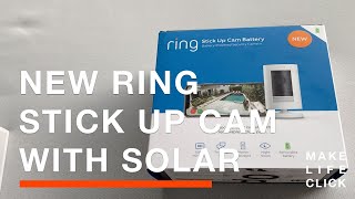 New Ring Stick Up Cam Solar Unboxing screenshot 1