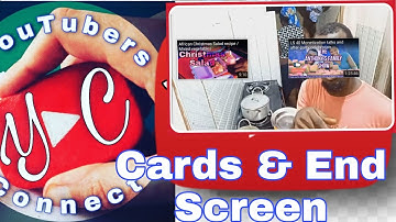 How to add Cards & End screen to your youtube videos